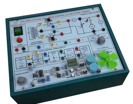 SPEED CONTROL OF PMDC MOTOR USING SCR FULL WAVE CONTROLLED RECTIFIER TRAINER