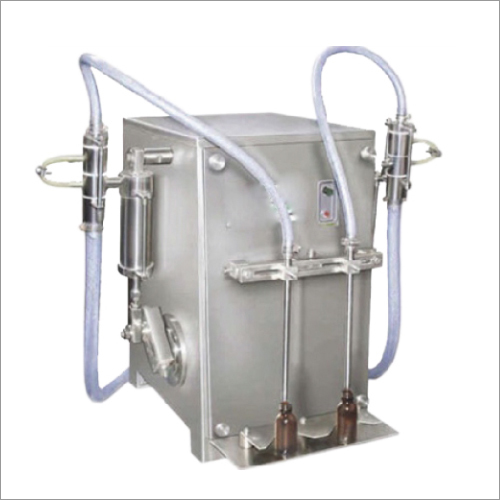 Semi Automatic Two Head Filling Machine - High-strength Steel, Adjustable Speed | Easy Operation, Low Maintenance, Precise Volumetric Filling