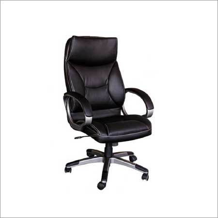 Brown Revolving Chair - Linen Polyester Upholstery, Adjustable Height, Grey Black Blue, Ergonomic Design