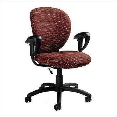 Metal and Rexin Employee Chair