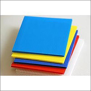 PP Corrugated Sheets - Polypropylene, 1000mm x 2000mm, Blue Color, 1-10mm Thickness, 25-35 MPa Tensile Strength, 0.90 g/cm3 Density