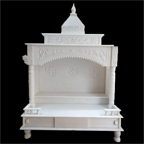 Plain White Marble Temple