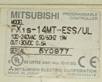 MITSUBISHI PROGRAMMABLE CONTROLLER FX1S-14MT-ESS/UL