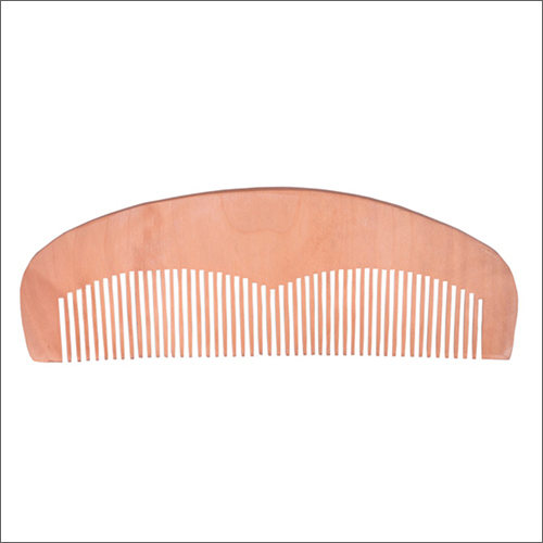Curved Wooden Comb With Engraving Application: Household