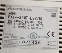 MITSUBISHI PROGRAMMABLE CONTROLLER FX2N-32MT-ESS/UL