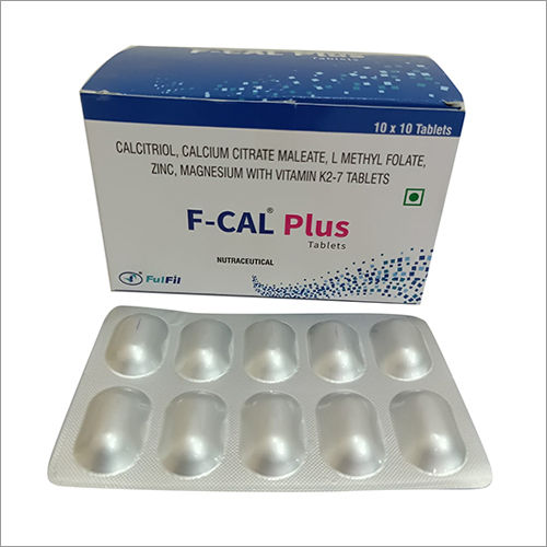 Calcitriol Calcium Citrate Maleate L Methyl Folate Zinc Magnesium With Vitamin K2-7 Tablets