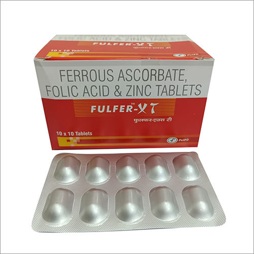 Ferrous Ascorbate Folic Acid And Zinc Tablets