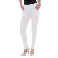 Ladies White Jegging