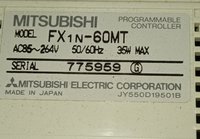 MITSUBISHI PROGRAMMABLE CONTROLLER FX1N-60MT