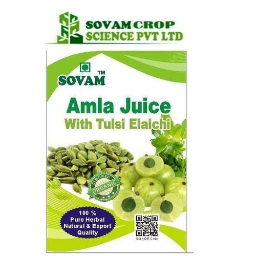 Organic Amla Tulsi Elaichi Juice