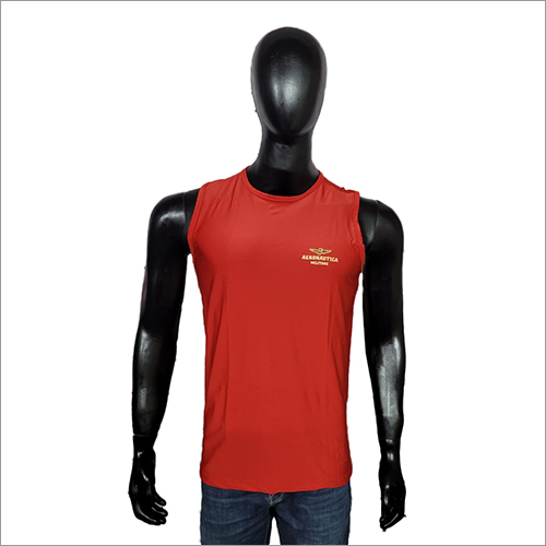 Mens Red Vest