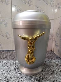 BRASS ANTIQUE CREMATION URN WITH KEEPSAKE CREMATION URN FUNERAL SUPPLIES