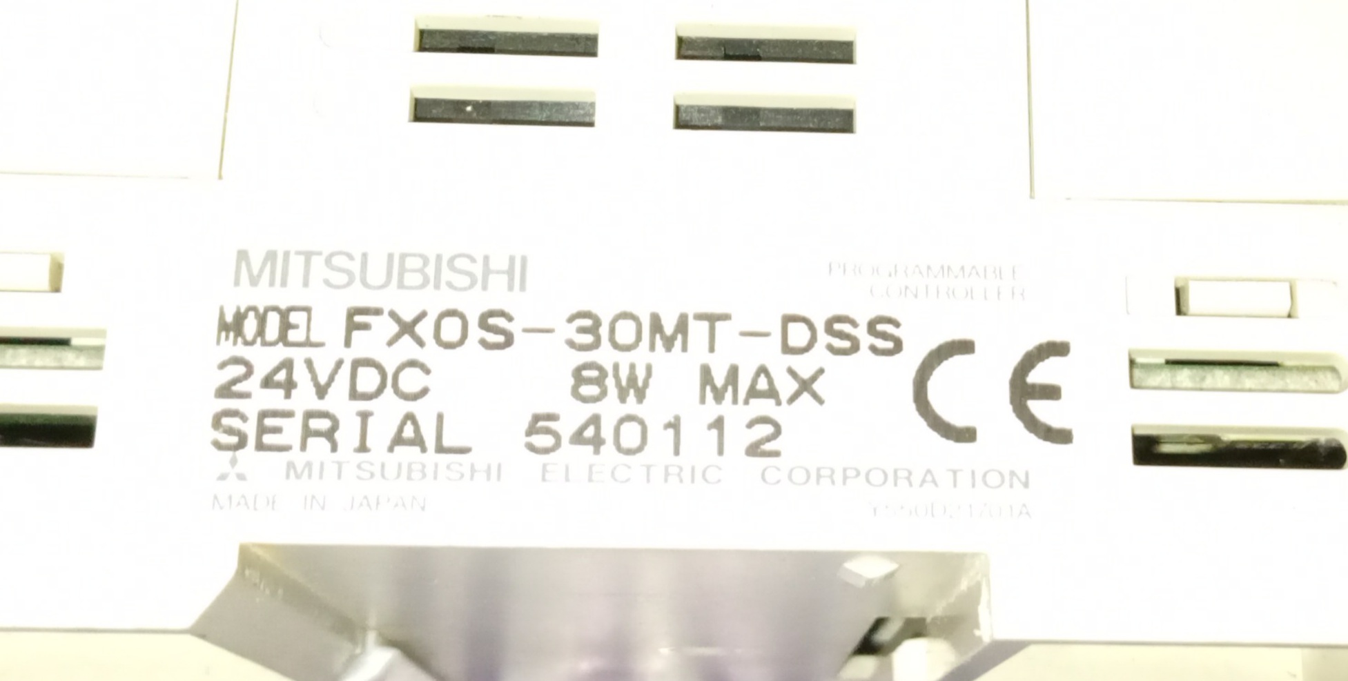 MITSUBISHI PROGRAMMABLE CONTROLLER FX0S-30MT-DSS