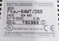 MITSUBISHI PROGRAMMABLE CONTROLLER FX3U-64MT/DSS