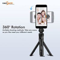 Wireless Bluetooth Foldable XT-09 Mini Tripod Extendable Selfie Stick  Monopod Mobile Phone Holder Stand