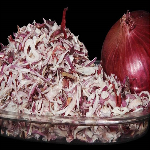 Dehydrated Red Onion Flakes - Red Onion, 1-3mm Particle Size, 5% Moisture Content | Dried Flakes for Soups, Stews, and Spice Blends in 25kg Bags