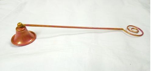 BRASS ORANGE CANDLE SNUFFER CHURCH SUPPLIES