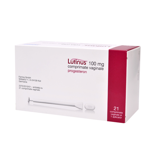 Lutinus 100 Mg 21 Vaginal Tablets