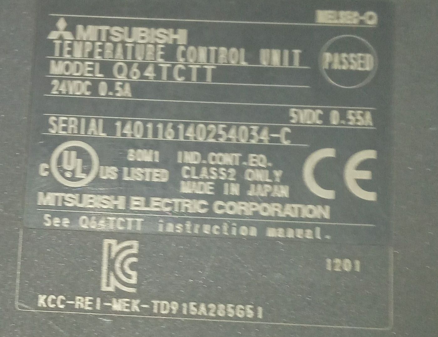 MITSUBISHI Temperature Control Unit Q64TCTT