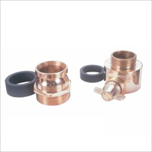 Fire Gunmetal Male And Female Threaded Adapter By B. R. TRADER