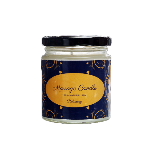 Massage Candles - Paraffin Wax, 2.5 Inches Diameter x 3.5 Inches Height, White Color - Luxurious Aromatherapy Experience for Relaxation