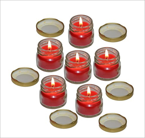 Multicolour Multicolor Cylindrical Jar Candle