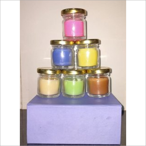 Multicolor Glass Candle Gift Set