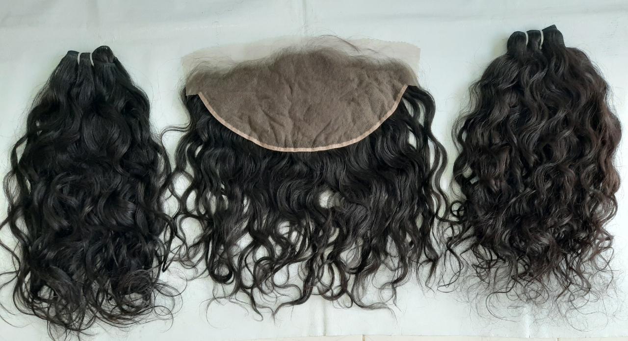 Natural curly  Hair Clip-In Hair Extension