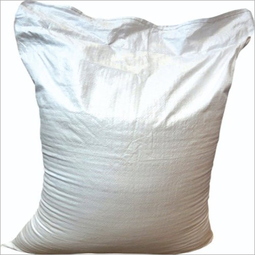 PP Woven Plain White Sack Bag - Variable Size, White, Jute/Cotton Thread | Durable, Recyclable, Reinforced Handles, Eco-Friendly