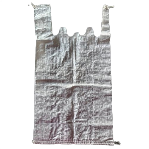 PP Woven Laminated Gusseted Bags - 12X18 Inch | Waterproof, White, High Tear Strength, 5kg Storage Capacity, W Cut Handle