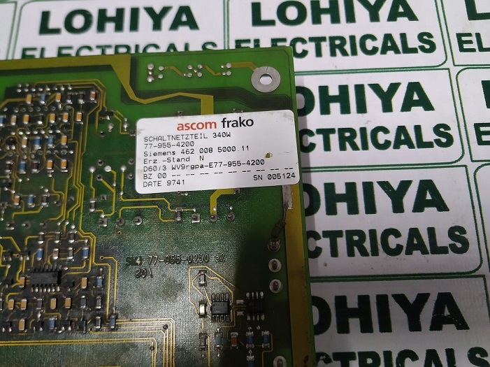 SIEMENS 462 008 5000.11 PCB Card
