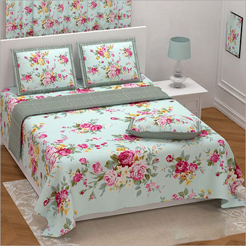 Flower Printed Bed Sheet