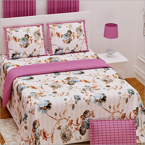 Flower Printed Bed Sheet