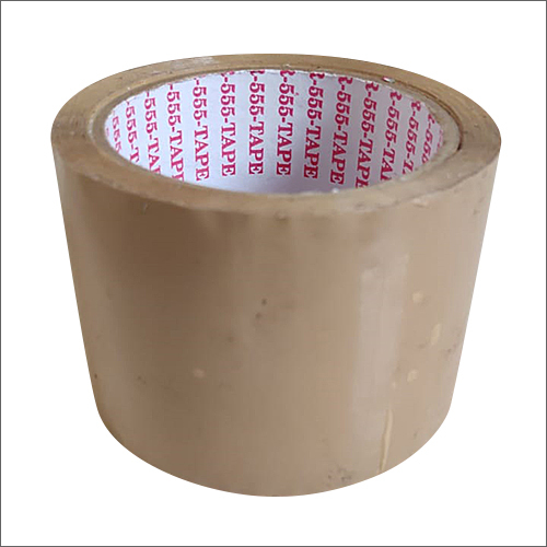 Brown BOPP Tape - 3 Inch Width, Single-Sided Pressure Sensitive Adhesive | Ideal for Packing, Electronics, and Automotive Applications