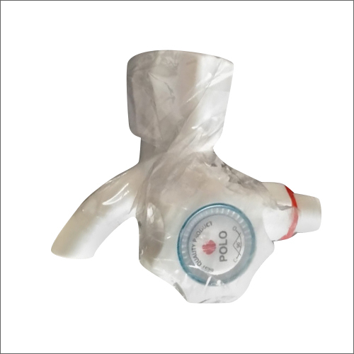 White Plastic 2 Way Bib Cock