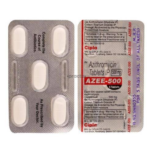 Azithromycin tablet I.P. 500 mg (Azee)