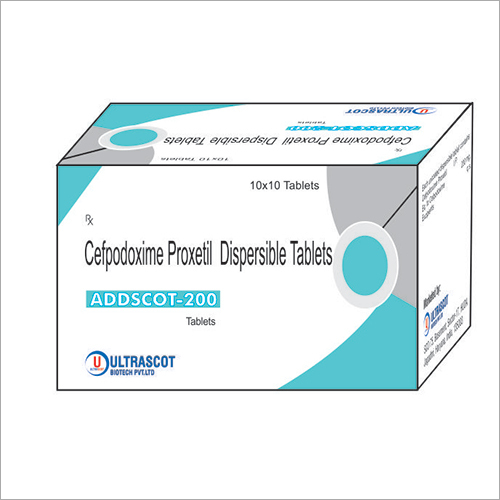 200 mg Cefpodoxime Proxetil Dispersible Tablets