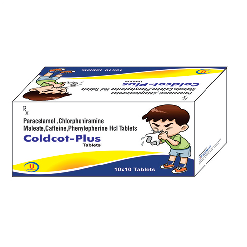 Paracetamol Chlorpheniramine Maleate Caffeine Phenylepherine HCI Tablets