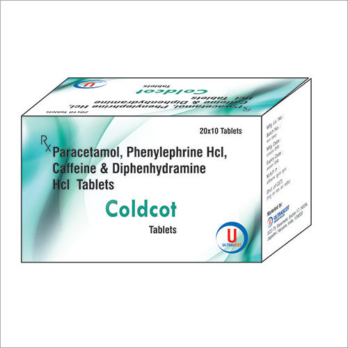 Paracetamol Phenylephrine HCI Caffeine and Diphenhydramine HCI Tablets