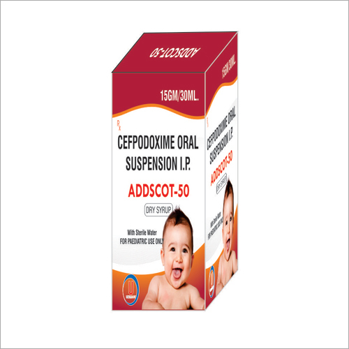 30 ml Cefpodoxime Oral Suspension IP Dry Syrup