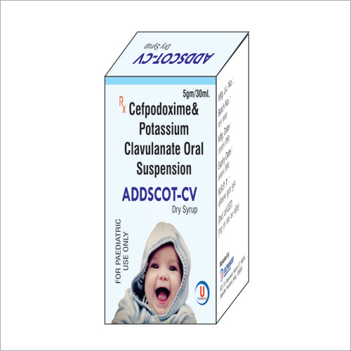 30 ml Cefpodoxime and Potassium Clavulanate Oral Suspension Dry Syrup