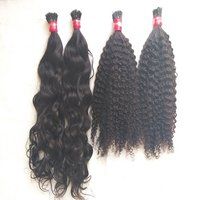 Steamed Micro Kinky Curly Human Hair