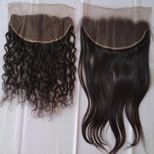 Indian Raw Natural Color Lace Curly Frontal