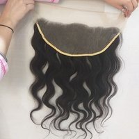 Indian Raw Natural Color Lace Curly  Frontal