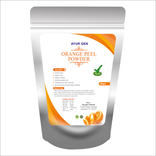 Orange Peel Powder By AYURGEN HERBALS