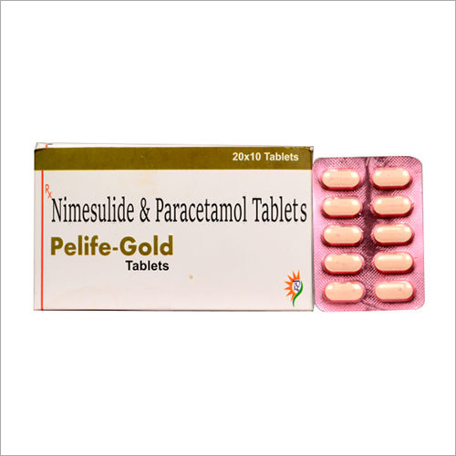 Pelife Gold Nimesulide and Paracetamol Tablets