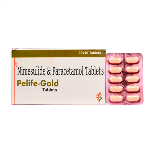 Pelife Gold Nimesulide And Paracetamol Tablets