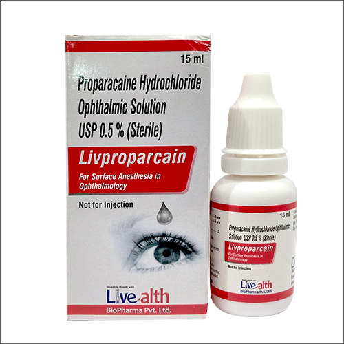 Proparacaine Hydrochloride Ophthalmic Solution By LIVEALTH BIOPHARMA PVT. LTD.