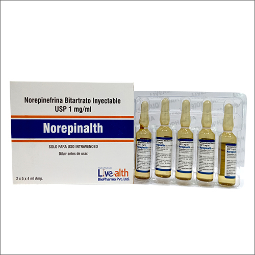 1mg Norepinephrine Bitartrato Inyectable USP