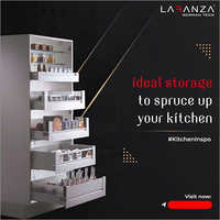 Steel Channel Kitchen Storage Rack